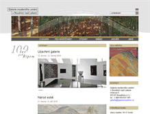 Tablet Screenshot of galerieroudnice.cz